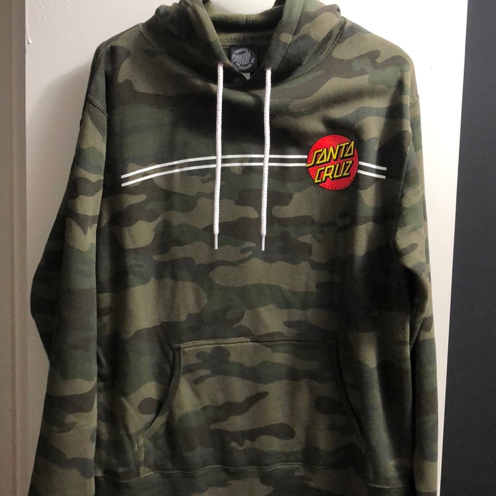 Camo sweater
